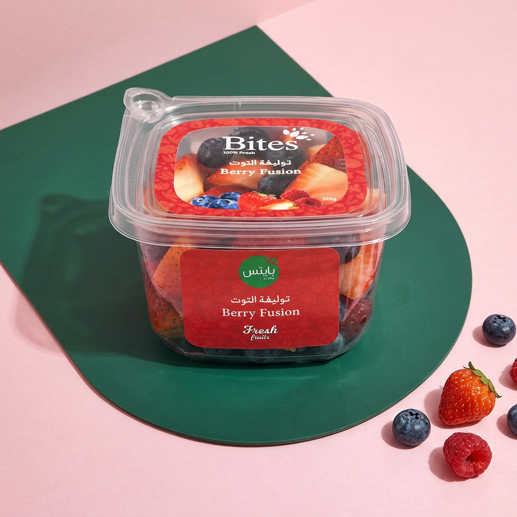 Berries Refresh - :(Strawberry, Blueberry, Raspberry) :Fruit Cut