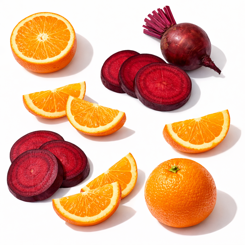 Fresh Orange & Beetroot: Juice. Cold-Pressed: 240ml