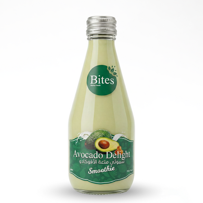 Avocado Delight :Smoothie - 240ml :(Glass Bottle)