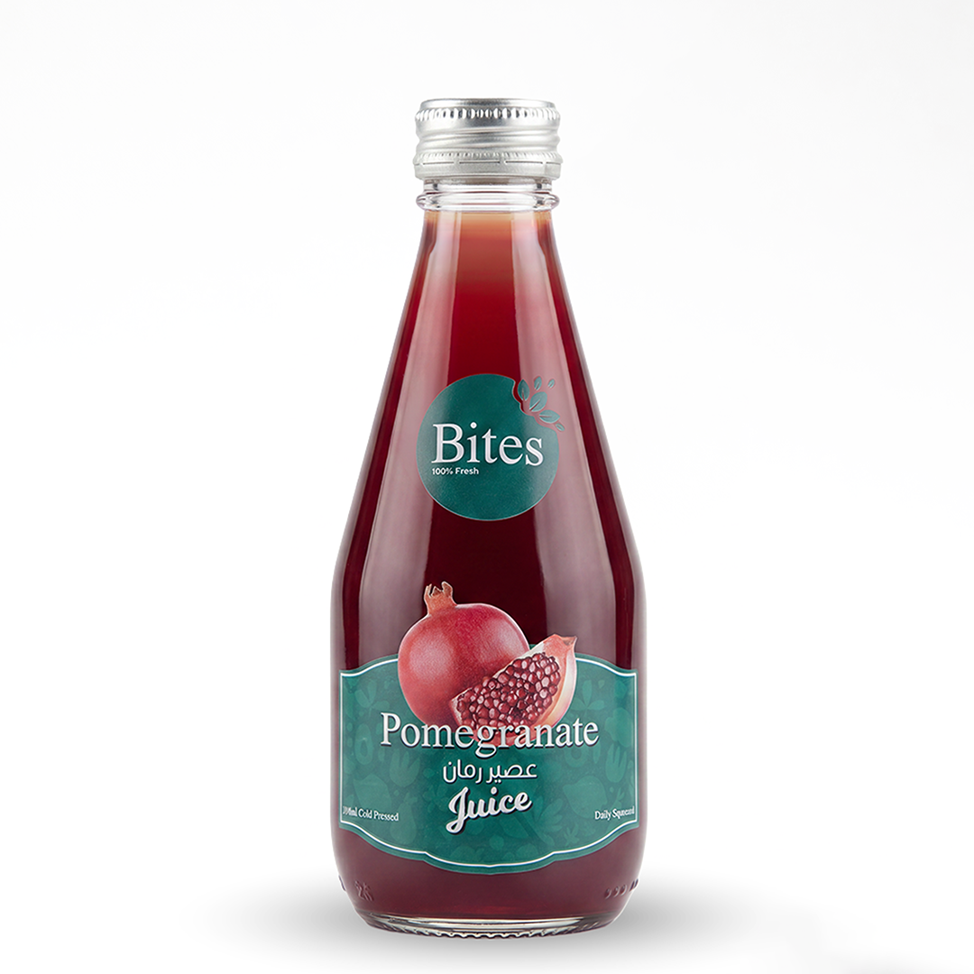Fresh Pomegranate Juice: Cold-Pressed. 240ml :(Glass Bottle)
