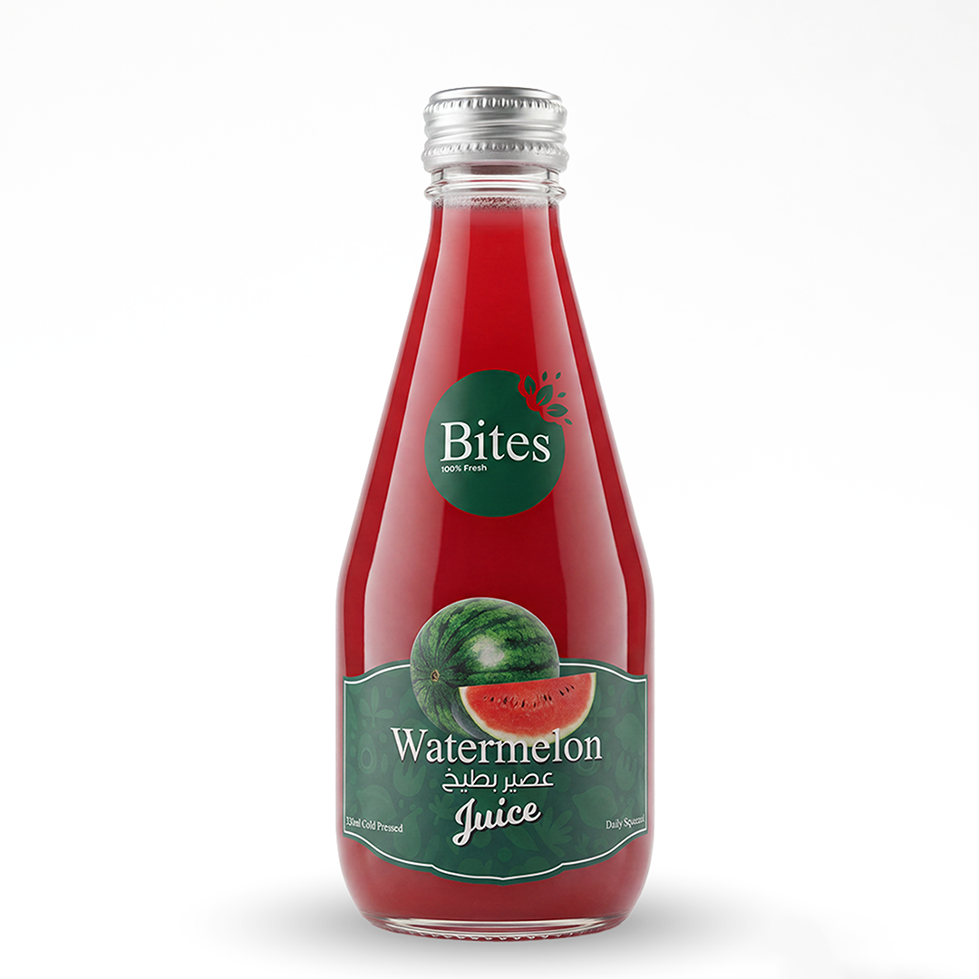 Fresh Watermelon Juice: Cold-Pressed. 240ml :(Glass Bottle)