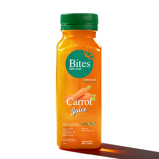Fresh Carrots Juice :Cold-Pressed.: 240ml