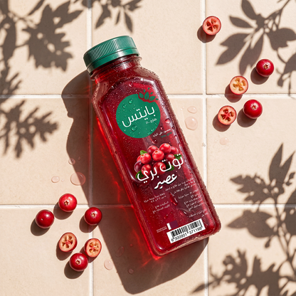 Fresh Cranberry Juice: Cold-Pressed. :240ml