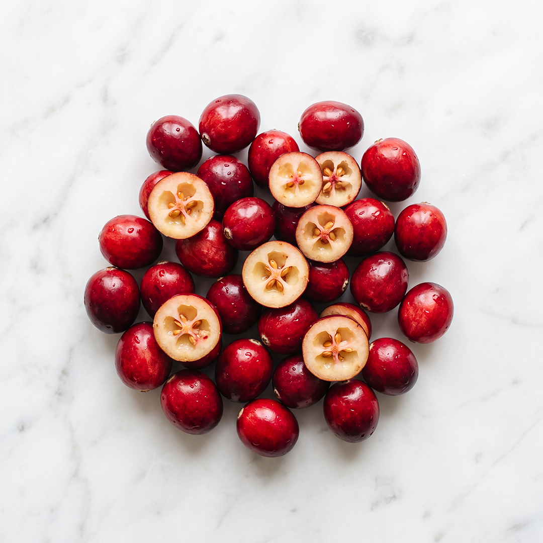 Fresh Cranberry Juice: Cold-Pressed. 240ml : (Glass Bottle)