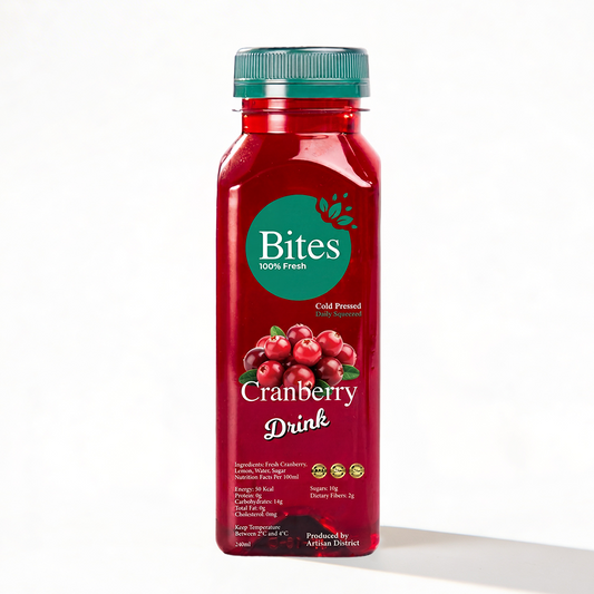 Fresh Cranberry Juice: Cold-Pressed. :240ml