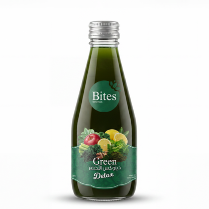 Green Detox: Cold-Press. 240ml :(Glass Bottle)