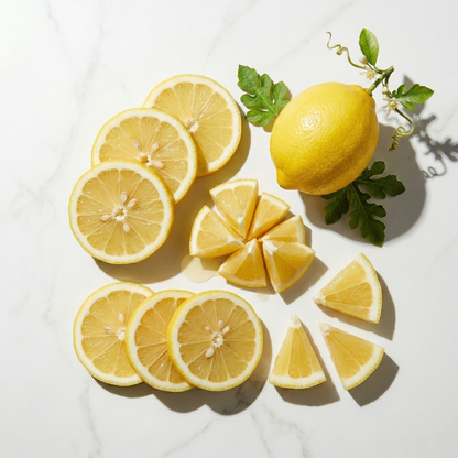 Fresh Lemon Juice : Cold-Pressed. 240ml : (Glass Bottle)