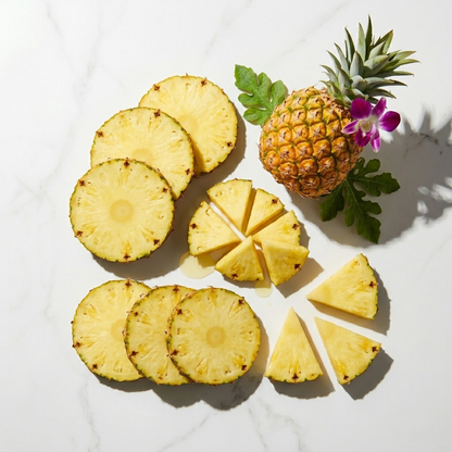 Fresh Pineapple Juice: Cold-Pressed. 240ml :(Glass Bottle)