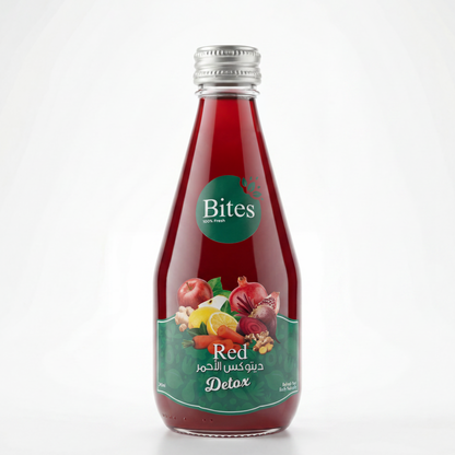 Red Detox: Cold-Press. 240ml :(Glass Bottle)