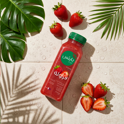 Fresh Strawberry Juice: Cold-Pressed.: 240ml