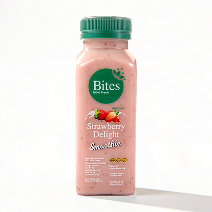 Strawberry Delight: Smoothie. :240ml