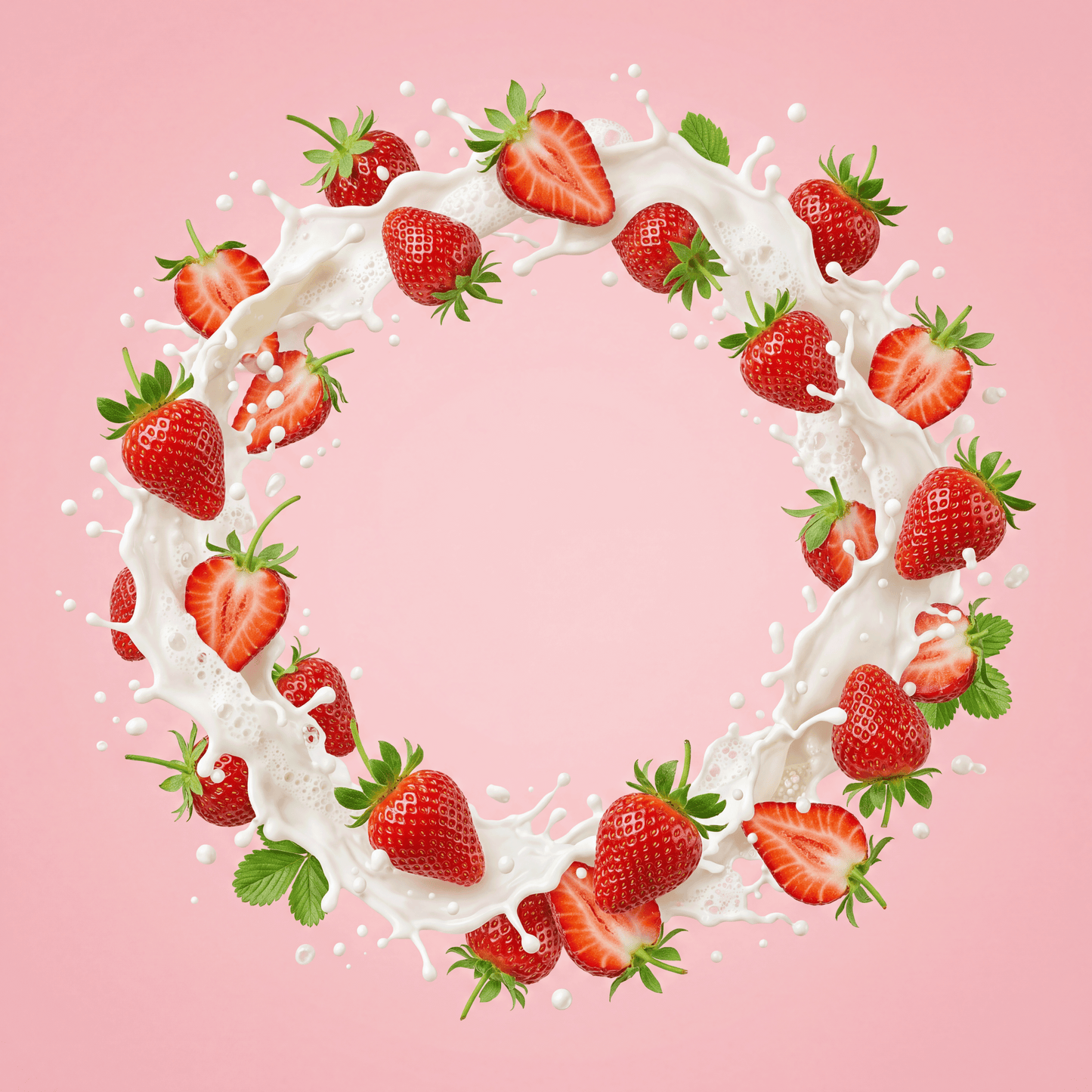 Strawberry Delight: Smoothie. :240ml