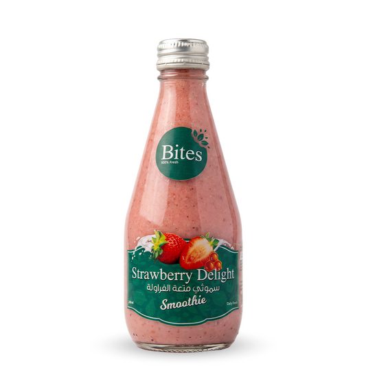 Strawberry Delight Smoothie 240ml (Glass Bottle)