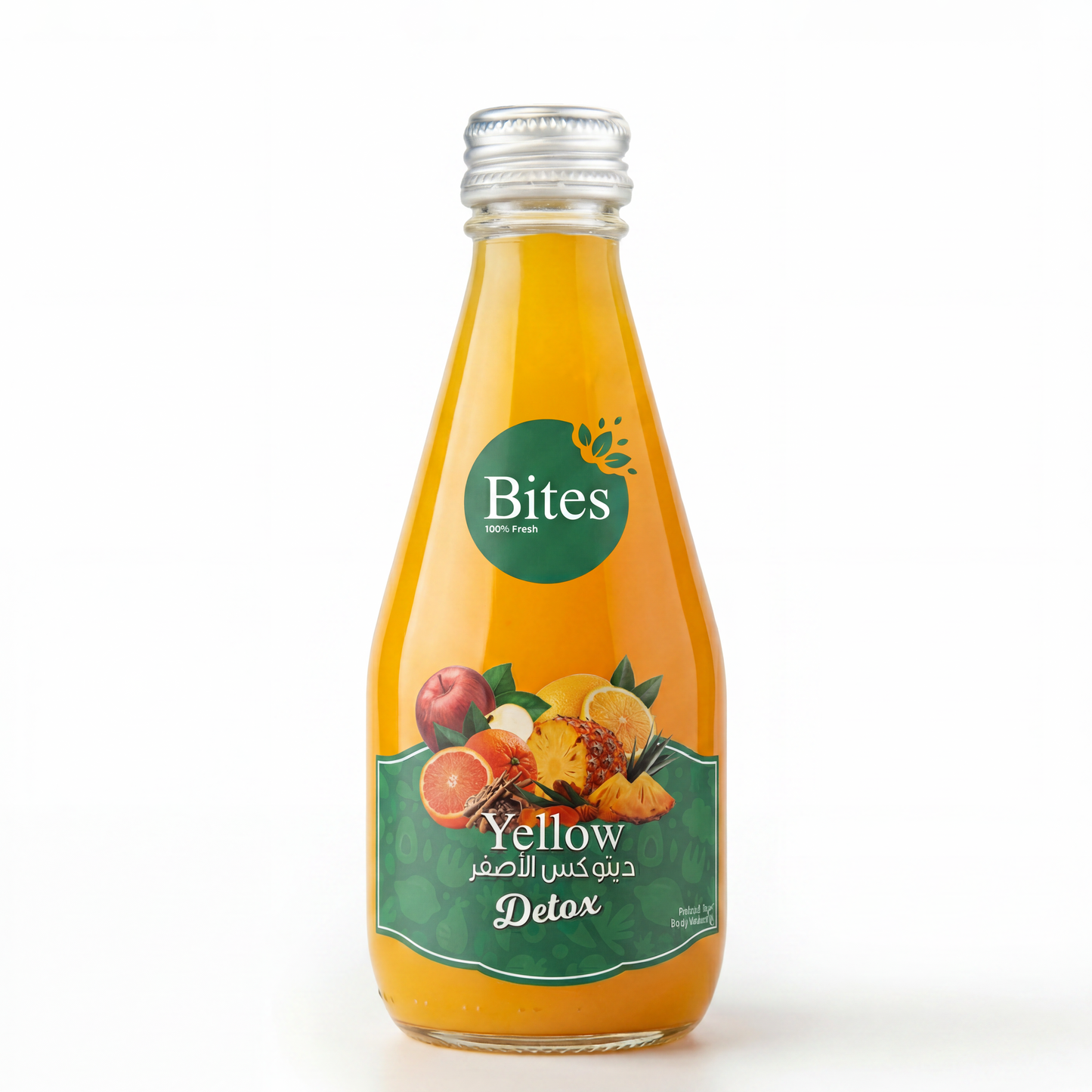 Yellow Detox: 240ml - : (Glass Bottle)